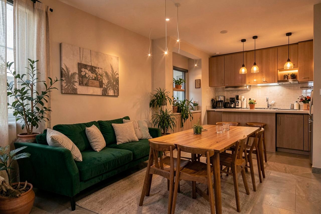 Lounge & Kitchen Area